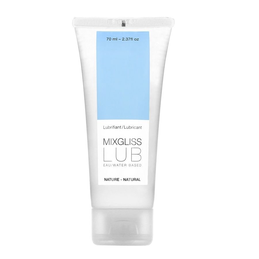 MIXGLISS - LUBRICANTE BASE DE AGUA NATURAL 70 ML - Base Agua - El Arte del Placer