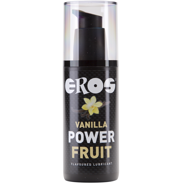 EROS POWER LINE - VAINILLA POWER FRUIT LUBRICANTE 125 ML - Con deliciosos Sabores - El Arte del Placer