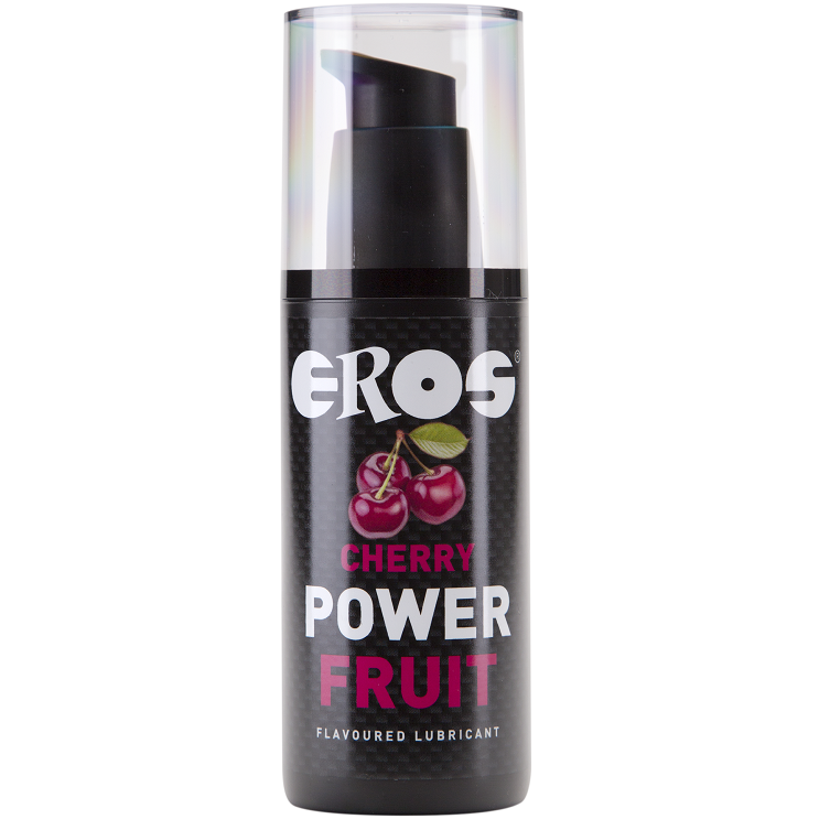 EROS POWER LINE - CEREZA POWER FRUIT LUBRICANTE 125 ML - Con deliciosos Sabores - El Arte del Placer
