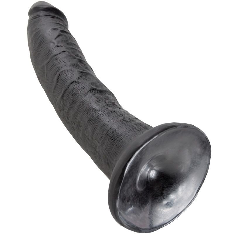 KING COCK - PENE NEGRO 17.8 CM - Dildos sin Vibración - El Arte del Placer