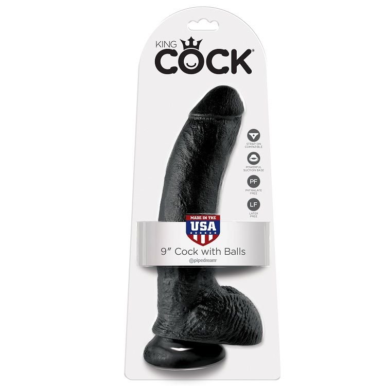 KING COCK – 9 PENE REALISTICO 22.9 CM - Dildos sin Vibración - El Arte del Placer