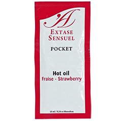 EXTASE SENSUAL - ACEITE ESTIMULANTE FRESA 10 ML - DROGUERÍA - El Arte del Placer