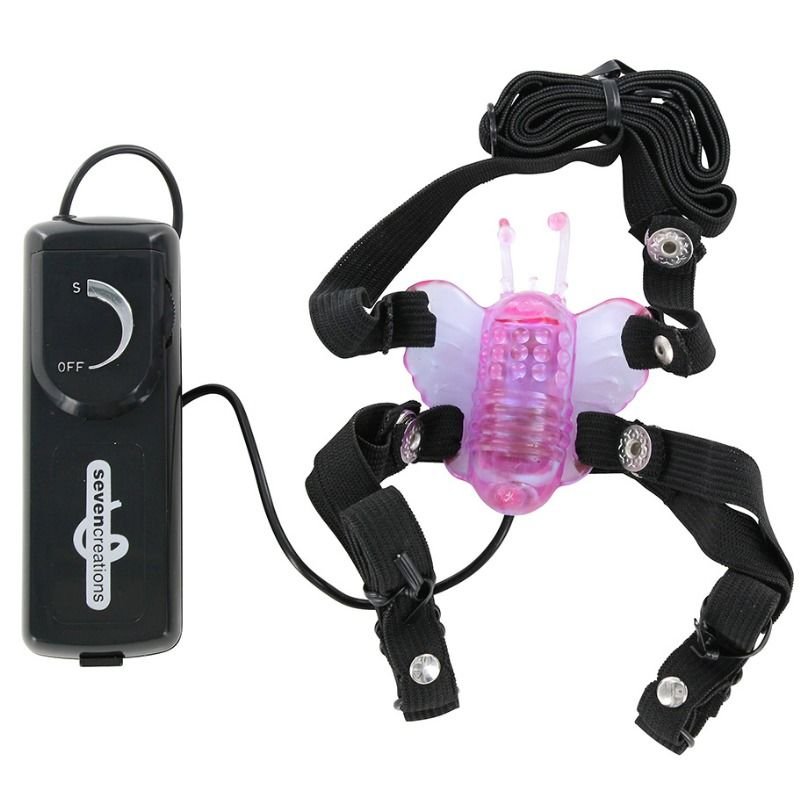 SEVEN CREATIONS - BUTTERFLY STIMULATOR CON VIBRACIÓN - Estimuladores - El Arte del Placer