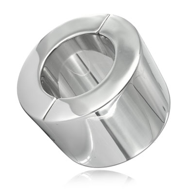 METAL HARD - ANILLO TESTÍCULOS ACERO INOXIDABLE 40 MM - Anillas pene metal BDSM - El Arte del Placer