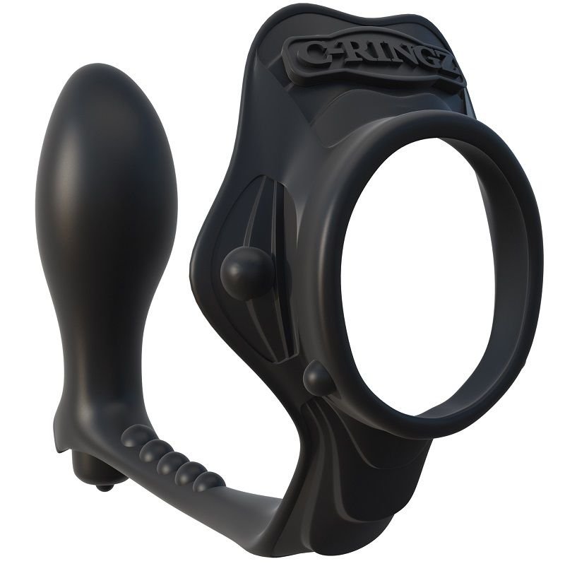 FANTASY C-RINGZ - ROCK HARD ANILLO POTENCIADOR CON PLUG ANAL - Accesorios para el pene - El Arte del Placer