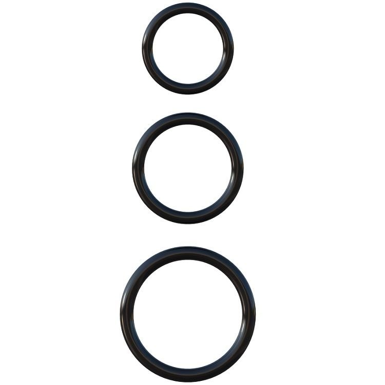 FANTASY C-RINGZ - SET ANILLAS SILICONA STAMINA - Accesorios para el pene - El Arte del Placer