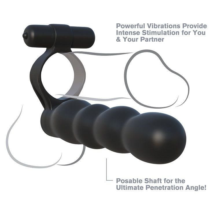FANTASY C-RINGZ - ANILLO DOBLE PENETRACION POSABLE - Accesorios para el pene - El Arte del Placer
