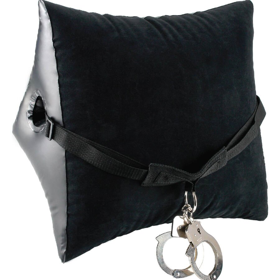 FETISH FANTASY SERIES - ALMOHADA HINCHABLE POSICION MASTER CON ESPOSAS - BDSM & BONDAGE - El Arte del Placer