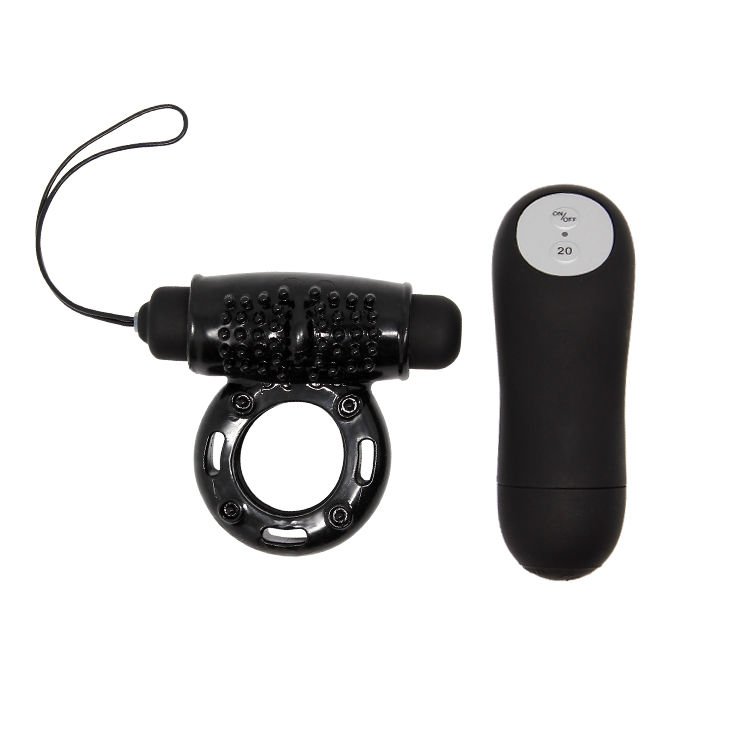 BAILE - ANILLO CONTROL REMOTO NEGRO 20V - Accesorios para el pene - El Arte del Placer
