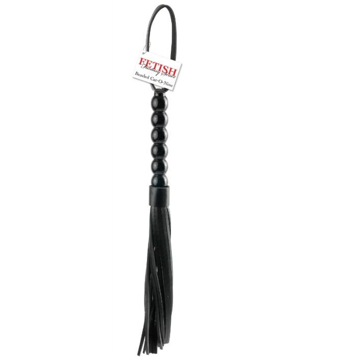 FETISH FANTASY SERIES - LATIGO MANGO ACANALADO CAT-O-NINE TAILS - Artículos BDSM - El Arte del Placer