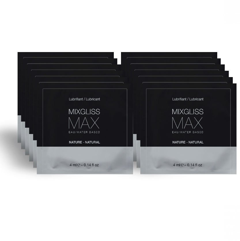 MIXGLISS - MAX LUBRICANTE DILATADOR ANAL PACK 12 MONODOSIS 4ML - DROGUERÍA - El Arte del Placer