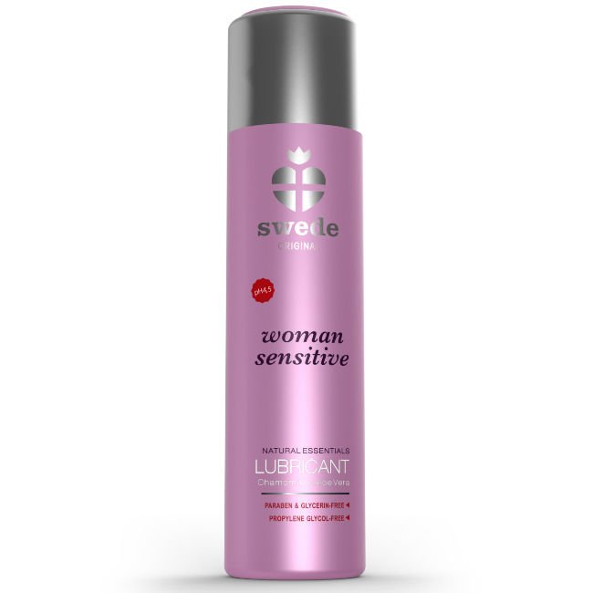 SWEDE - ORIGINAL LUBRICANTE WOMAN SENSITIVE 120 ML - Base Agua - El Arte del Placer