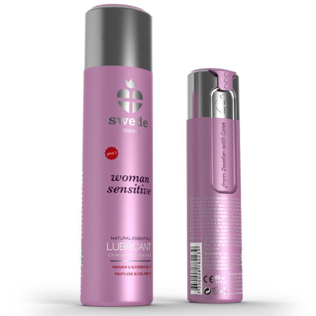 SWEDE - ORIGINAL LUBRICANTE WOMAN SENSITIVE 60 ML - Base Agua - El Arte del Placer