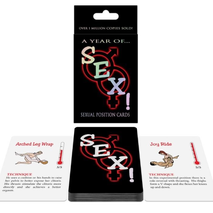 KHEPER GAMES - JUEGO DE CARTAS POSTURAS SEXUALES UN AÑO DE...¡SEXO!  EN - JUEGOS - El Arte del Placer