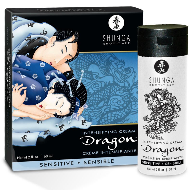SHUNGA - DRAGON CREMA SENSITIVE PARA PAREJAS - Aumento Erección - El Arte del Placer