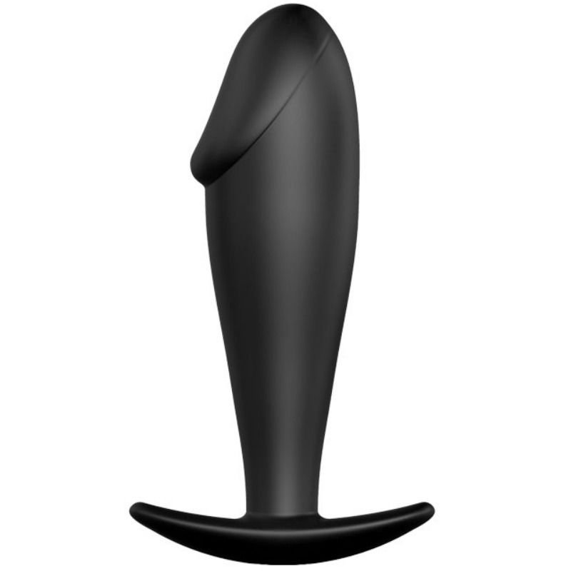 PRETTY LOVE - PLUG ANAL SILICONA FORMA PENE NEGRO - Anal - El Arte del Placer