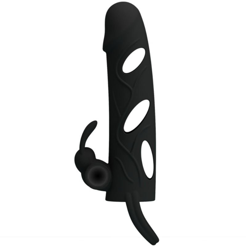 PRETTY LOVE - FUNDA SILICONA CON VIBRACIÓN 14 CM 1.0 - Accesorios para el pene - El Arte del Placer