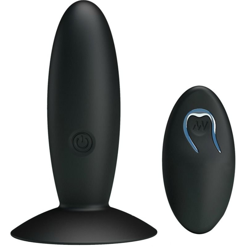 PRETTY LOVE - PLUG ANAL RECARGABLE CON VIBRACIÓN Y MANDO - JUGUETES BIENESTAR - El Arte del Placer