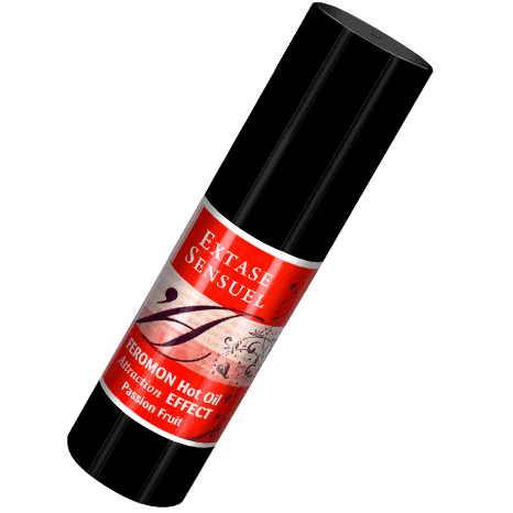 EXTASE SENSUAL - ACEITE MASAJE EFECTO CALOR CON FEROMONAS FRUTA DE LA PASION 30 ML - Con efecto calor - El Arte del Pla…