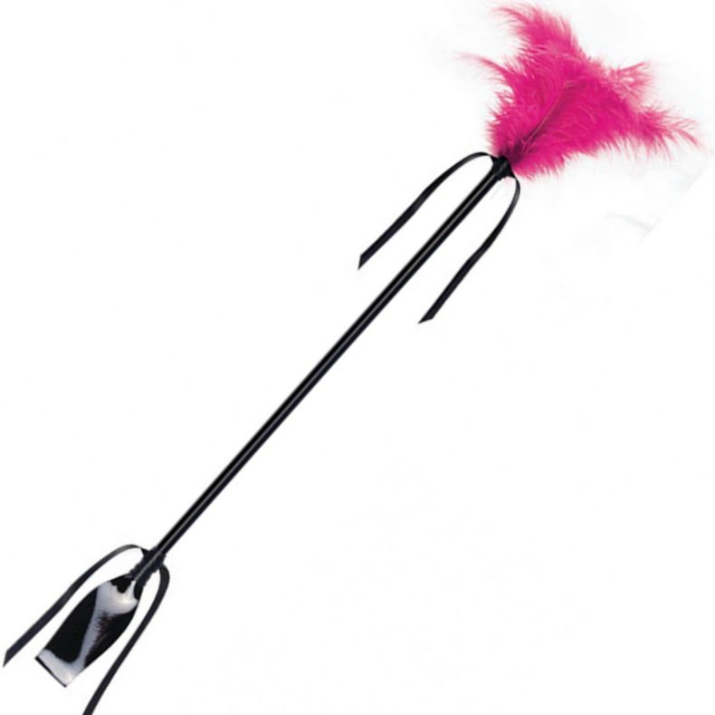 SECRETPLAY - FUSTA & PLUMA NEGRO Y FUCSIA - Accesorios - El Arte del Placer