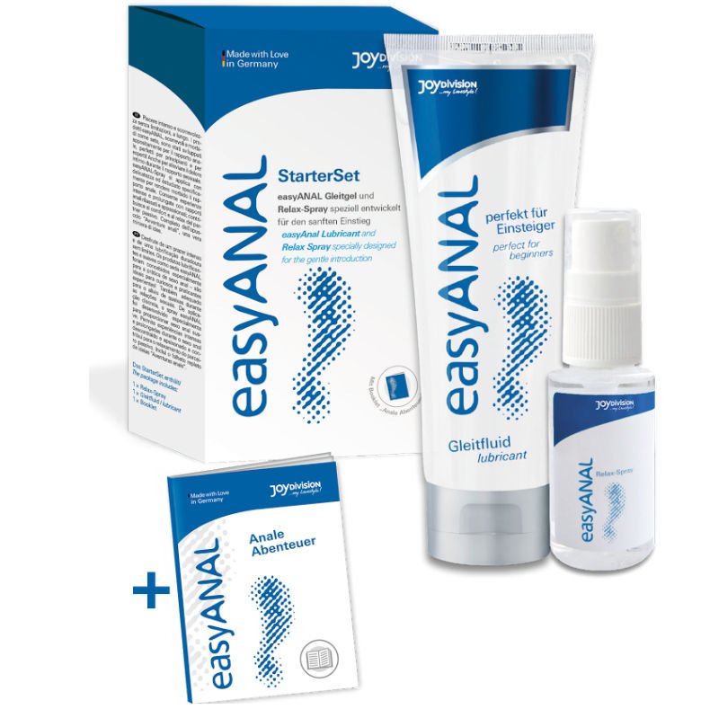 JOYDIVISION EASYANAL - STARTER SET LUBRICANTE + RELAJANTE ANAL - Anal - Sprays o cremas relajantes - El Arte del Placer