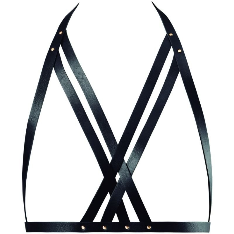 BIJOUX INDISCRETS MAZE - SUJETADOR CON CORREAS NEGRO - Accesorios - El Arte del Placer