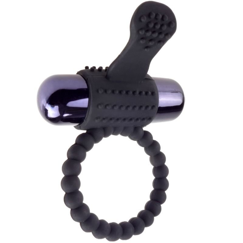 FANTASY C-RINGZ - ANILLO VIBRADOR DE SILICONA NEGRO - Accesorios para el pene - El Arte del Placer