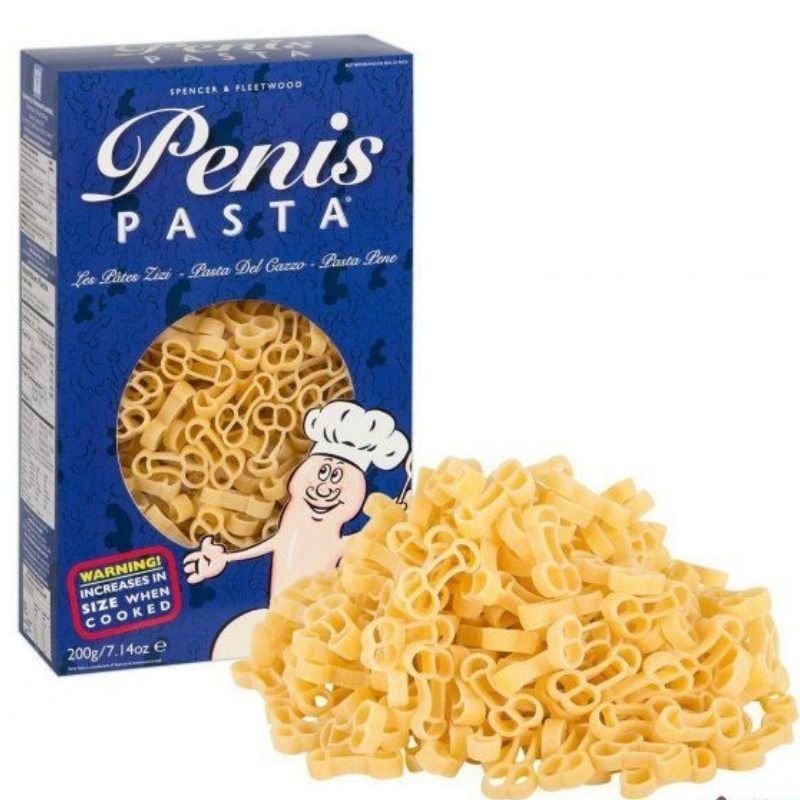 SPENCER & FLEETWOOD - PASTA CON FORMA DE PENE 200 GR - Artículos divertidos - El Arte del Placer
