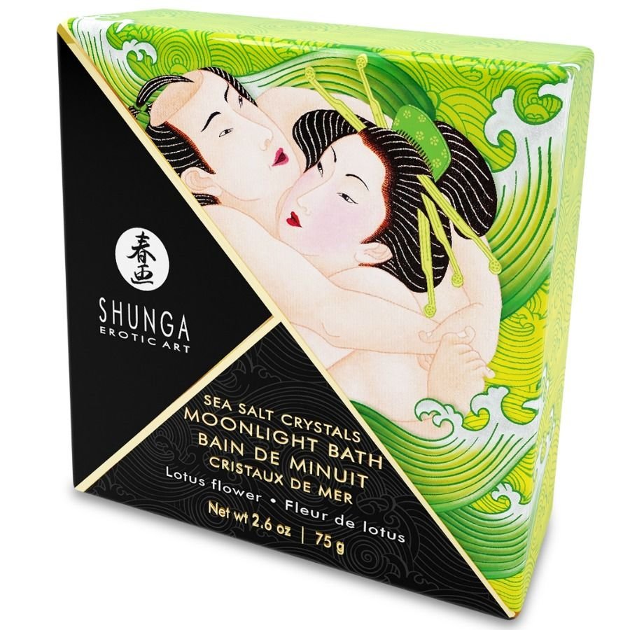 SHUNGA - SALES DE BAÑO AROMATIZADAS LOTUS 75 GR - DROGUERÍA - El Arte del Placer