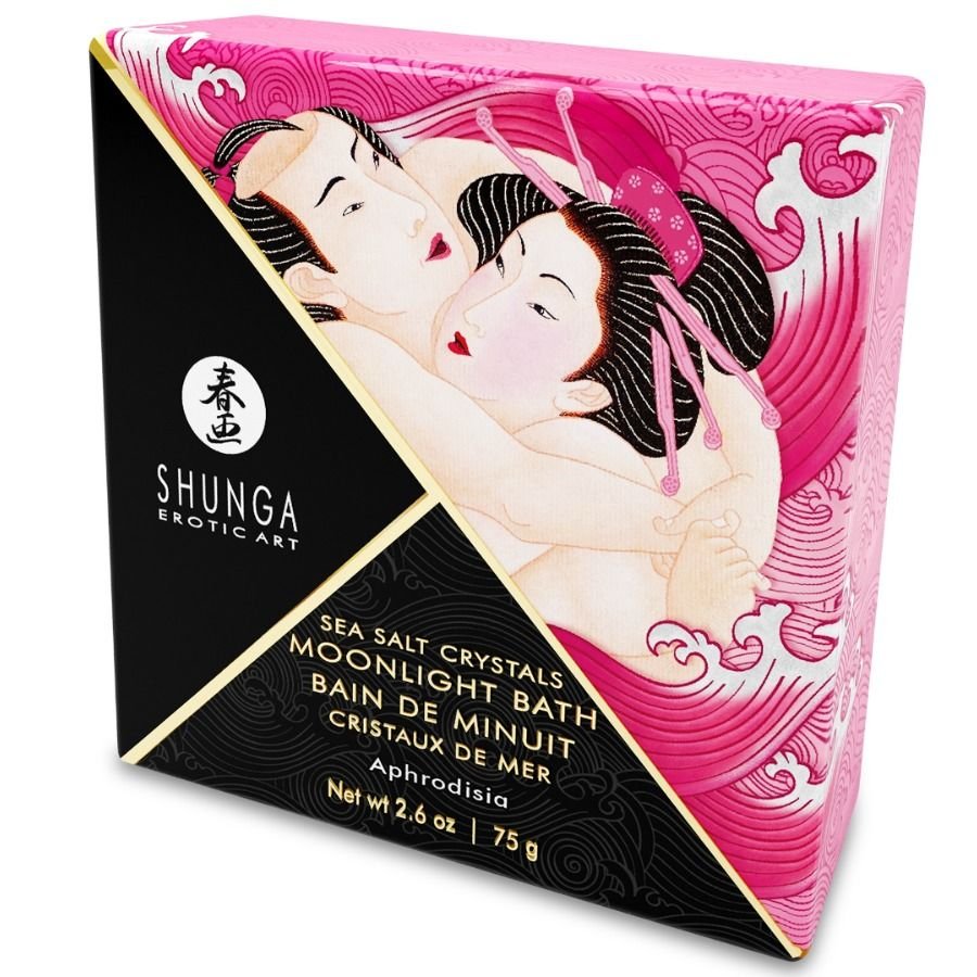 SHUNGA - SALES DE BAÑO AROMATIZADAS APHRODISIA 75 GR - DROGUERÍA - El Arte del Placer