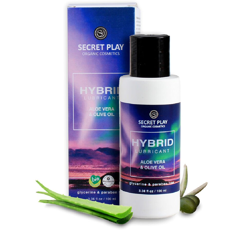 SECRETPLAY - LUBRICANTE ORGANICO HIBRIDO 100 ML - Bio Ecólogico - El Arte del Placer