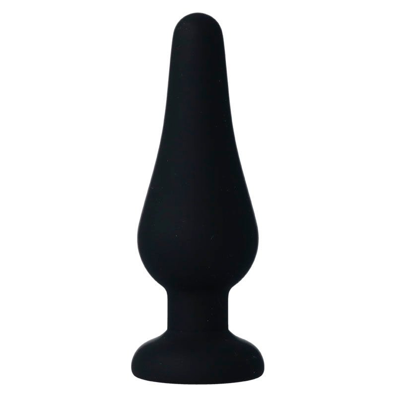 INTENSE - ANAL PLUG PIPO M SILICONE NEGRO 11 CM - Anal - El Arte del Placer