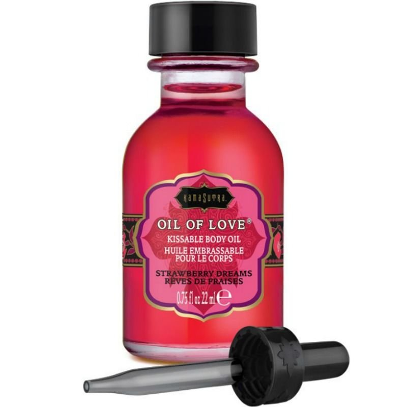 KAMASUTRA - ACEITE COMESTIBLE - FRESAS 22 ML - Aceites con Sabores - El Arte del Placer
