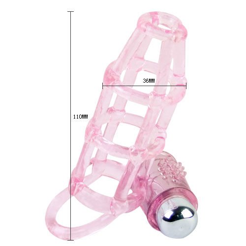 BAILE - SWEET 10 RITMOS FUNDA Y ANILLO SILICONA PARA EL PENE ROSA - Accesorios para el pene - El Arte del Placer