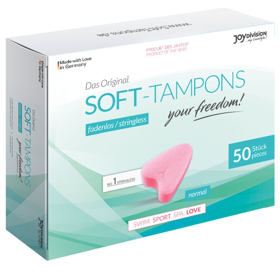 JOYDIVISION SOFT-TAMPONS - TAMPONES ORIGINALES LOVE / 50UDS - DROGUERÍA - El Arte del Placer