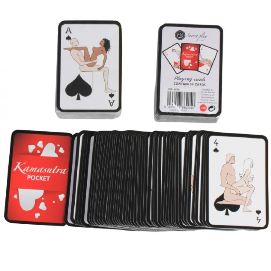 SECRETPLAY - CARTAS KAMASUTRA MINI (ES/EN/PT/IT/FR/DE) - JUEGOS - El Arte del Placer