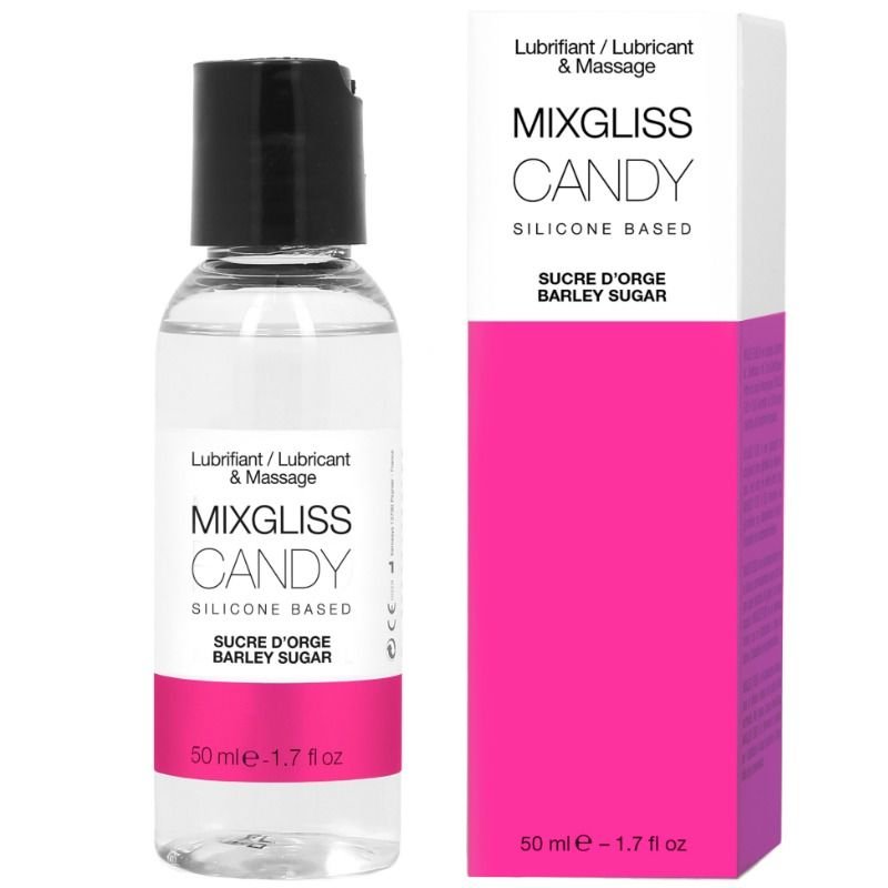 MIXGLISS - CANDY LUBRICANTE SILICONA 50 ML - Con deliciosos Sabores - El Arte del Placer