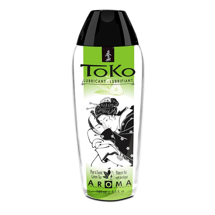 SHUNGA - TOKO AROMA LUBRICANTE PERA & TÉ VERDE EXOTICO - Con deliciosos Sabores - El Arte del Placer