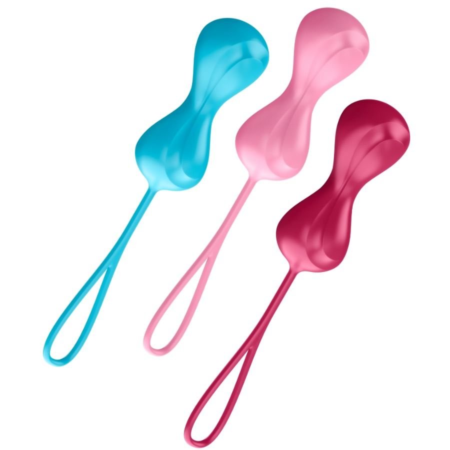 SATISFYER - LOVEBALLS TRAINING SET 1 - Bolas Chinas - El Arte del Placer