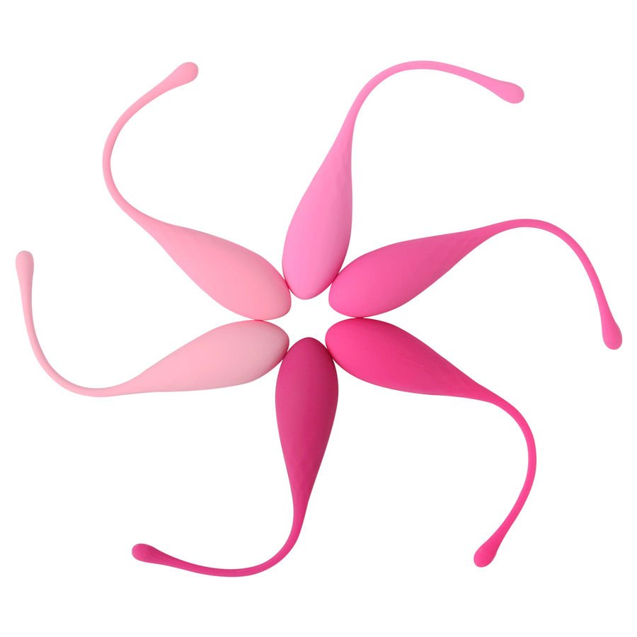 LESLIE - KEGEL FIT ENTREGADOR SUELO PELVICO 6 PESOS - Bolas Chinas - El Arte del Placer