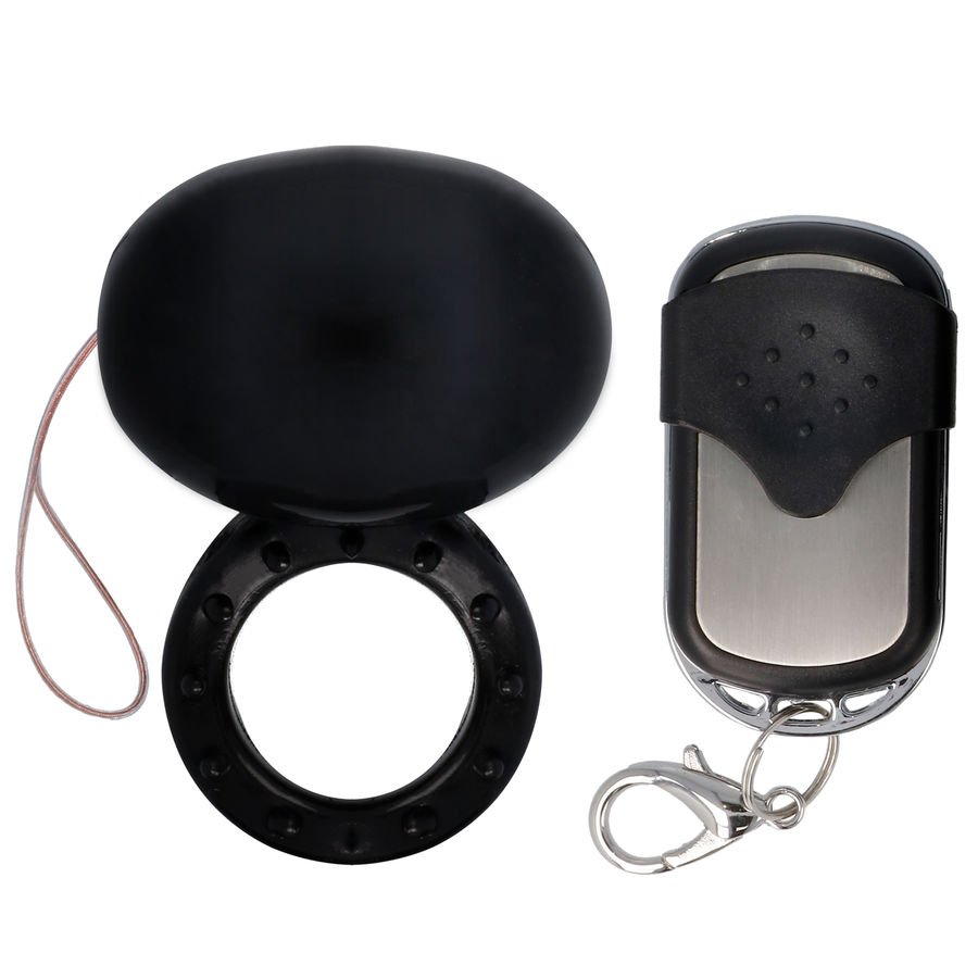 SPIRIT - ANILLO VIBRADOR CONTROL REMOTO NEGRO - JUGUETES BIENESTAR - El Arte del Placer