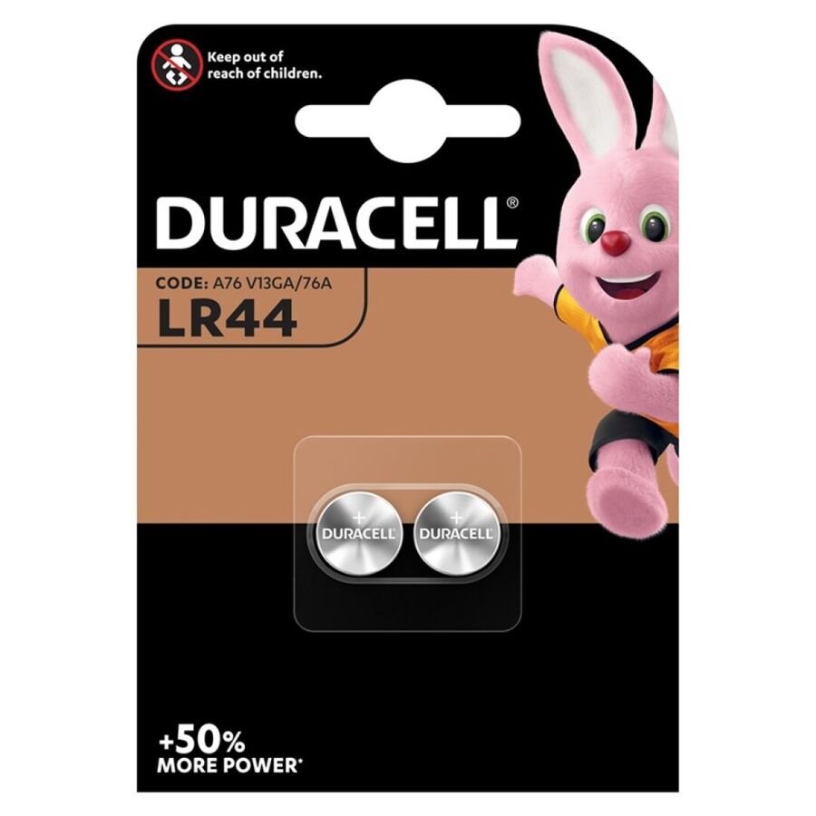 DURACELL - PILA BOTON ALCALINA LR44 1,5V BLISTER*2 - ARTÍCULOS VARIOS - El Arte del Placer