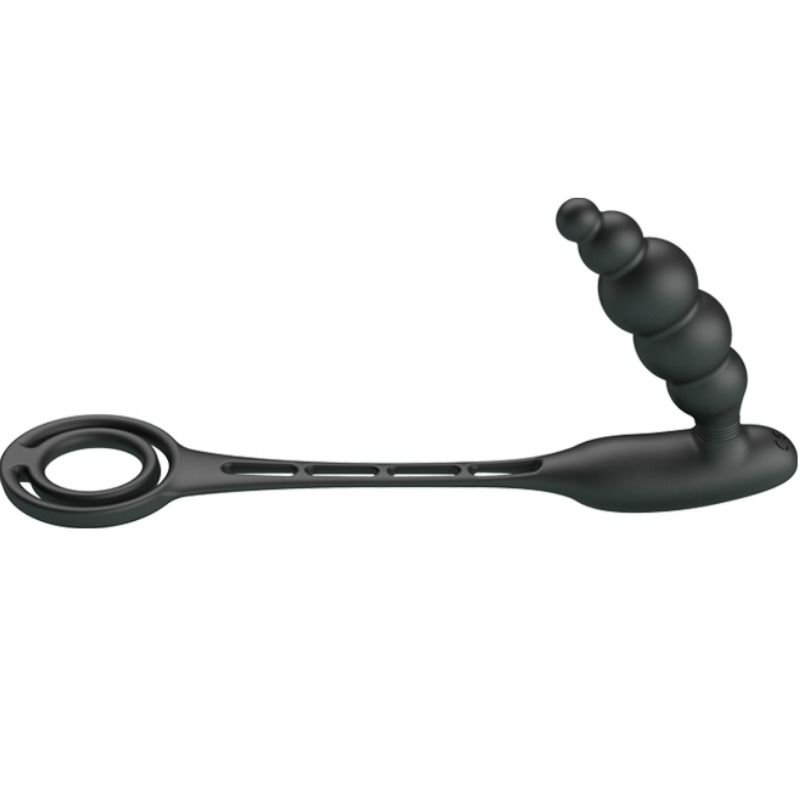 PRETTY LOVE - ANILLOS PENE CON PLUG VIBRADOR - Accesorios para el pene - El Arte del Placer