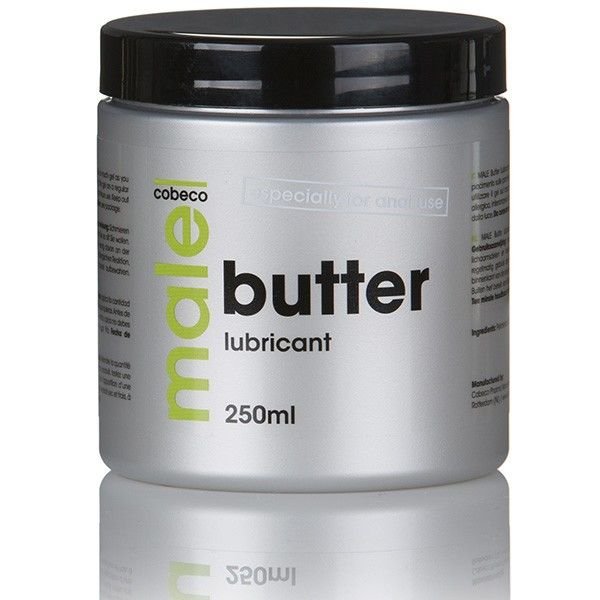 COBECO - MALE MANTECA LUBRICANTE BLANCO 250 ML - Base Agua - El Arte del Placer