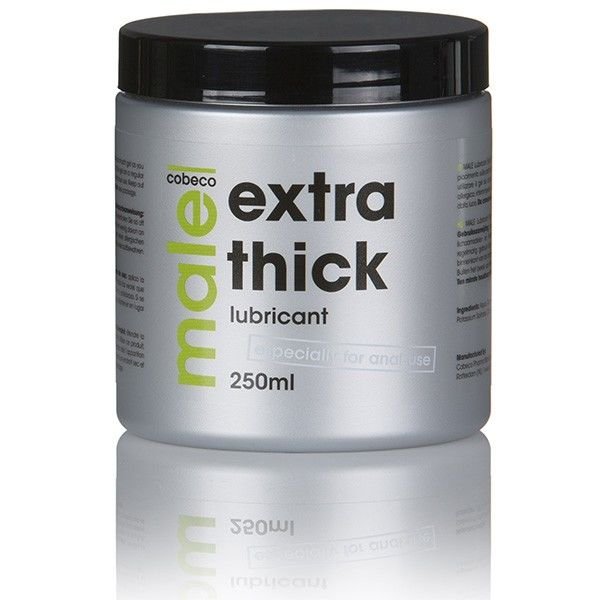 COBECO - MALE LUBRICANTE BLANCO 250 ML EXTRA THICK - Base Agua - El Arte del Placer