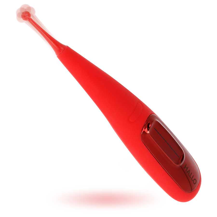 HALLO - FOCUS POTENTE VIBRADOR TOUCH ROJO - Estimuladores - El Arte del Placer
