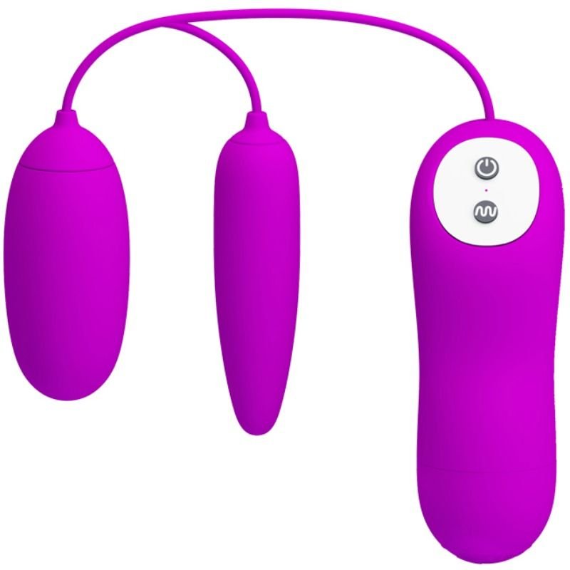 PRETTY LOVE - IRMA HUEVO VIBRADOR DOBLE - Estimuladores - El Arte del Placer
