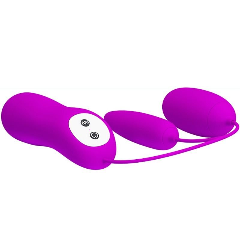PRETTY LOVE - IRMA HUEVO VIBRADOR DOBLE - Estimuladores - El Arte del Placer