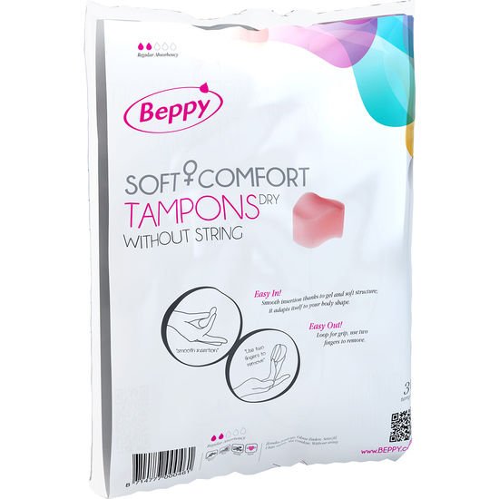 BEPPY - TAMPONES CLASICOS 30 UDS - DROGUERÍA - El Arte del Placer