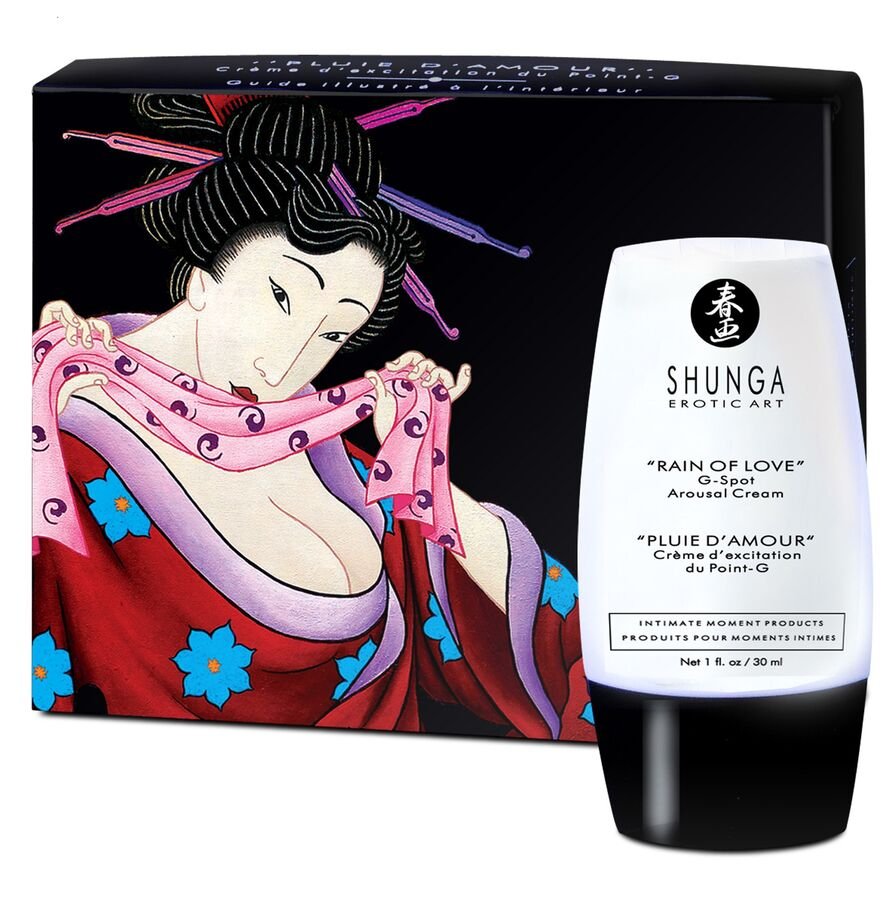 SHUNGA - LLUVIA DE AMOR CREMA ESTIMULANTE DEL PUNTO G - DROGUERÍA - El Arte del Placer